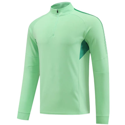 Foreign trade wholesale semi-pull football uniforms training clothes outdoor sports running long sleeve sportswear autumn and winter group clothes appearance clothes