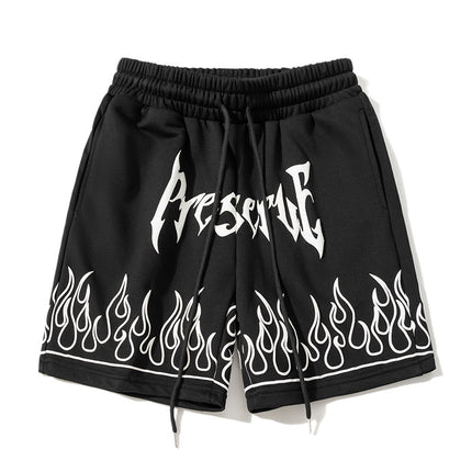 American Street Style Casual Shorts for Men, New Summer Trendy Brand, Loose Sports Pants for Teenagers, Sports Casual Pants