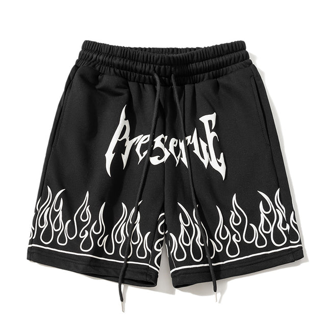 American Street Style Casual Shorts for Men, New Summer Trendy Brand, Loose Sports Pants for Teenagers, Sports Casual Pants