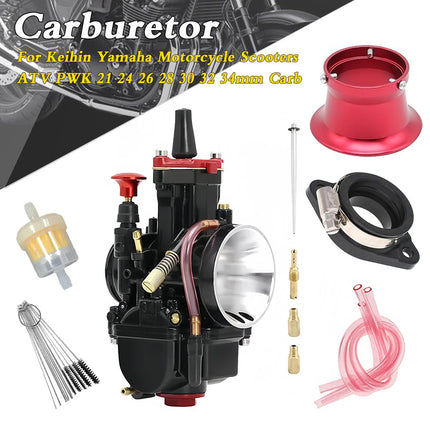 Motorcycle PWK Carburetor 21 24 26 28 32 34mm PWK Modified Racing ATV Carburetor Accessories