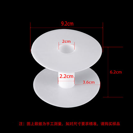 Transparent round spool core spool plastic coil I-wheel winding wire coil barrel wire rope storage tool