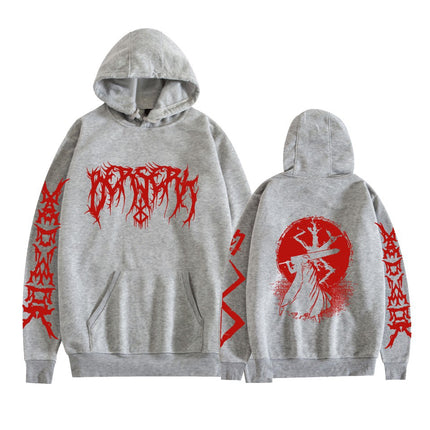 2024 New sword style legend peripheral Sun Man print casual loose men's and women's hoodies sweatshirt wholesale