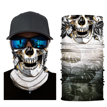 Xun Hui picture series magic scarf printed men's and women's sports multifunctional sunscreen windproof riding mask spot