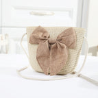 Khaki bow large bag of rice