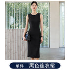 Single black dress / S
