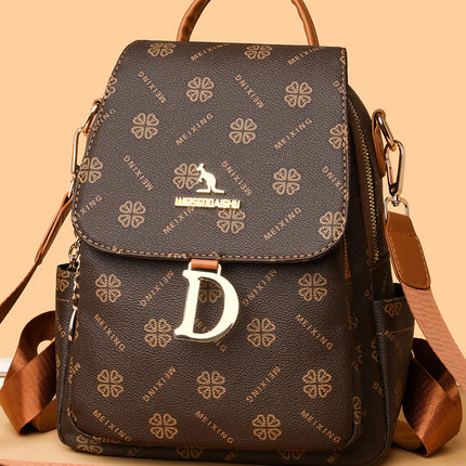 2024 new large-capacity commuter leisure travel backpack fashion lightweight bag high-end shoulder bag a generation of hair
