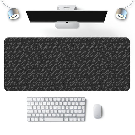 Simple Japanese mouse pad oversized electronic keyboard pad thermal transfer thick rubber wrist mouse pad wholesale
