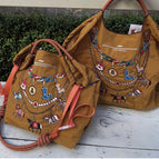 Khaki necklace horse (excluding shoulder strap) / Medium
