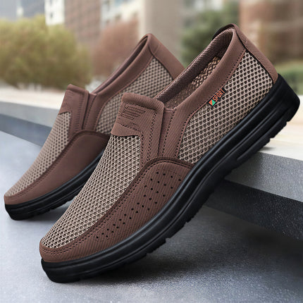 Men's Spring Casual Shoes, Dropshipping Men's Shoes, Old Beijing Cloth Shoes, Lightweight Mesh Shoes, Shallow Mouth Dad Shoes