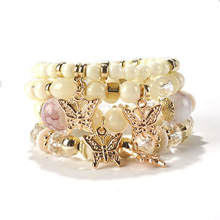European and American Cross-Border Hot-Selling New Bohemian Bracelets Creative Tassel Multi-Layer Beaded Bracelets Fashion Jewelry