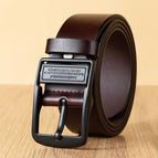 Turn Black Buckle Coffee / 110cm