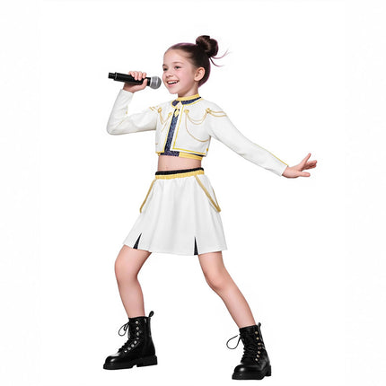 Hunter Girl Group Cosplay Costume K-Pop Rumi Zoyami Huntr/X Korean Girl Group Children's Stage Performance Costume