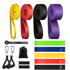 Yellow, red, black and purple + storage bag + door buckle handle set + elastic ring set