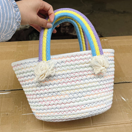 Handmade Cotton Woven Bag / Sac Coton Tressé Main