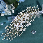 Golden hair comb hp279
