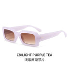 Light purple frame gradually tea slices