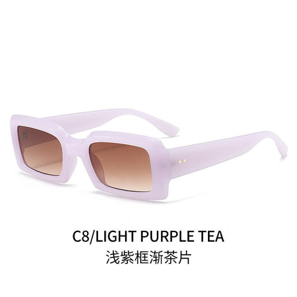 New All-match European and American Trendy Cross-border Square Sunglasses Trendy Street Shooting Modern Charm UV-proof Sunglasses