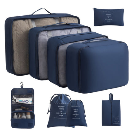 Cross-border Travel Storage Bag Ten-piece Set Business Travel Storage Bag Large Capacity Storage Bag Waterproof Travel Storage Bag