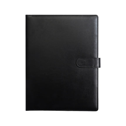 A5 Buckle Multifunctional Folder Pu Leather A4 Contract Folder Note Pad with Magnetic Buckle Business Manager Folder