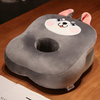 Japanese nap pillow-husky / 28*30*15cm