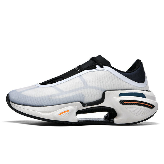Cross-border explosions middle school students running shoes 2025 new ultra-light shock absorption professional running shoes men's breathable shoes non-slip