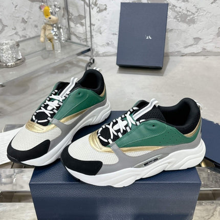 European B22 Spring and Autumn Fashion Couple Style Jogging Sneakers Trendy Fashion Color-Block Casual Shoes Internet Celebrity Shoes