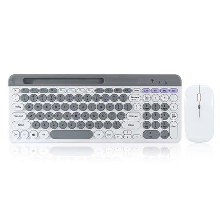 Charging 2.4G Bluetooth Three-mode Card Slot Keyboard Mouse suit Tablet Notebook Desktop Computer General