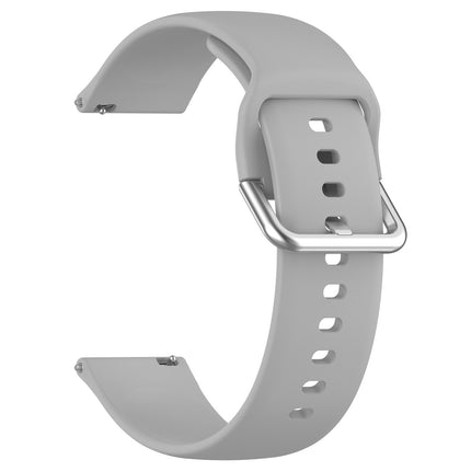 Suitable for Xplora X6 Play Children's Watch Silicone Strap Sports Wristband 20mm Silver Buckle