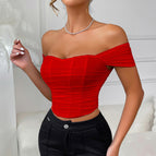 Red [no steel ring, no breast pad] / XS