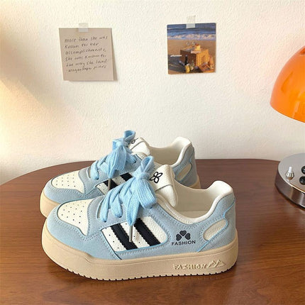 American Retro Pink Thick-Soled Sneakers for Women 2025 Summer New Ins Trendy Versatile Casual Sports Shoes German Training Shoes