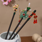 Three-piece set [indigo landscape ink fish jump]]