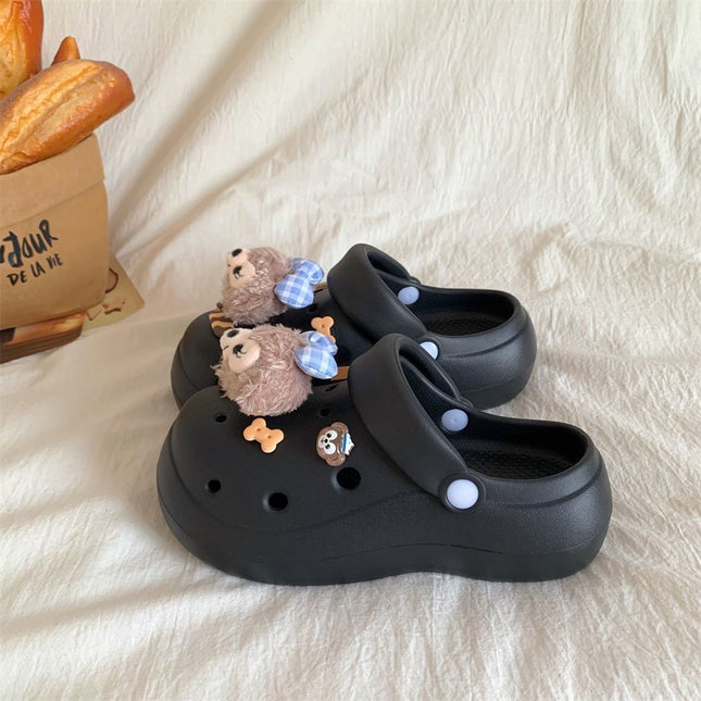 2026 Summer New Cute and Fashionable Versatile Shelliemay Clogs for Outdoor Wear, Closed-Toe Slippers for Women