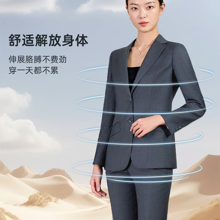 Wool Suit Machine Washable Women's Suit Business Women Commuter Small Suit Jacket New Professional Dress Work Clothes