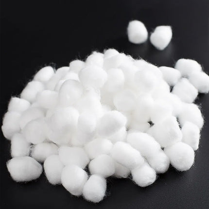Hetai Medical Absorbent Cotton Balls, Cotton Balls Dipped in Iodine, Alcohol Cotton, Disinfectant Cotton, Cosmetic Absorbent Cotton Balls, Large Pack 500g