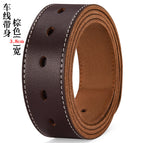 Stitching [brown] belt / 105cm