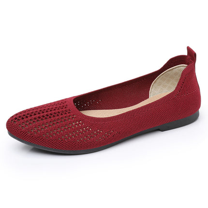 Women's Shoes Cross-Border Summer Casual Shoes Comfortable Breathable Shoes Lightweight Pointed Toe Shoes Versatile Shoes Women's Wholesale