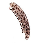 Transparent light leopard print