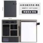 A4 black (with pen and note pad)