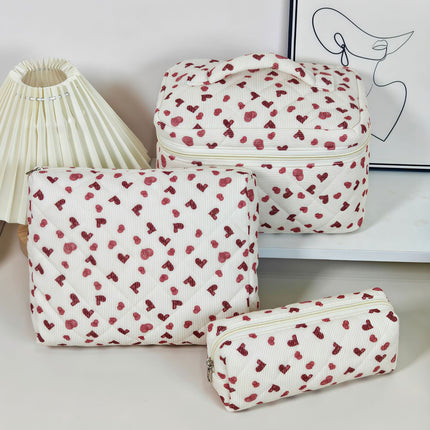 Large-Capacity Partitioned Makeup Bag, High-End Portable Storage Bag, Wholesale in Stock, Exclusively for Cross-Border Sales, Supports Labeling and Dropshipping