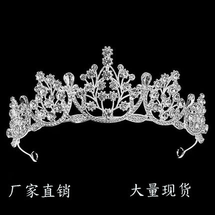 Bridal Crown Headwear 2024 Eighteen Years Old Adult Ceremony Princess Best Friend Gift Birthday Internet Celebrating Rhinestone Crown