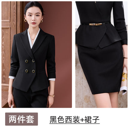 Professional Suit Suit for Women 2025 New Autum High-End Hotel Manager Front Desk Reception Commuter Formal Suit