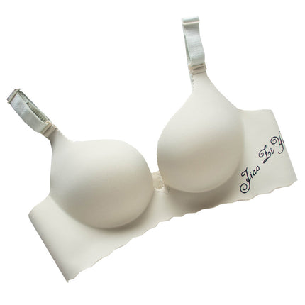Japanese and Korean-style Underwear without Steel Ring Glow Adjustable Bra New Small Chest Flat Chest 5CM Thickened Gather Girl's Bra