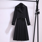 Black two piece suit / M 40-50kg