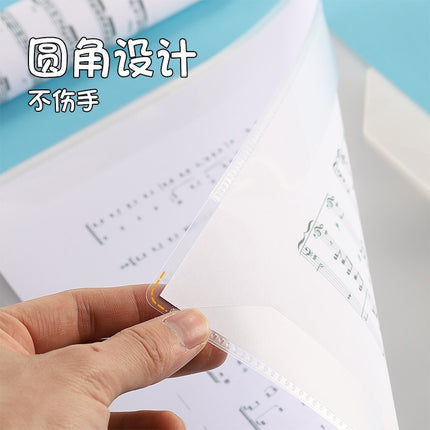 Music clip to change the book folder a4 non-reflective can change the spectrum sheet transparent music clip wholesale custom LOGO