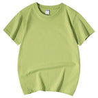 Kids short sleeve t-shirt kids style avocado green / 100cm