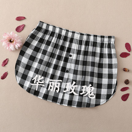 Small Butt Curtain Bottoming Shirt Hem Butt Curtain Skirt Versatile Bottoming Skirt Covering Buttocks Layered Short Skirt Skirt Fake Hem Summer