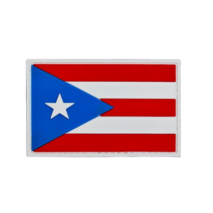 3D PVC Rubber Patch Velcro Badge Silicone National Flag Soft Glue Garment Accessories World Flags