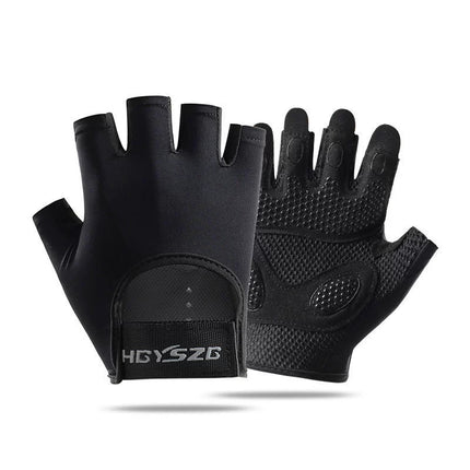 Sports and Fitness Half-Finger Gloves for Men and Women, Wear-Resistant Shock-Absorbing Palm Guards, Outdoor Sports Yoga Breathable Fitness Non-Slip Gloves