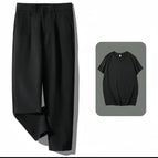 Black black t-shirt + trousers / S