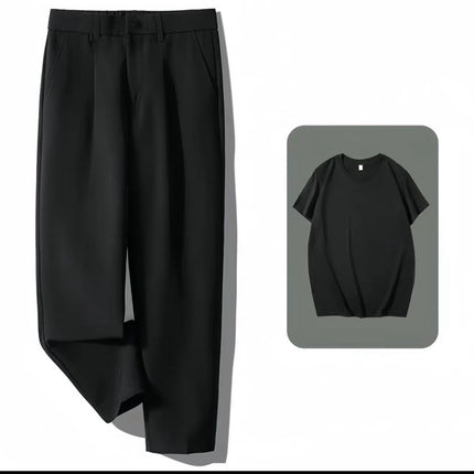 New Chinese Style Chinese Style Casual Suit suit Boys Spring and Autumn Feeling Yuppi Handsome Airplane Buckle Shoulder Pad Ethnic Style Chinese Traditional Suit